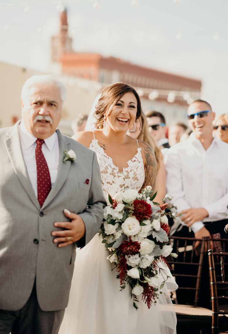 Bride-and-Father-walking-down-aisle