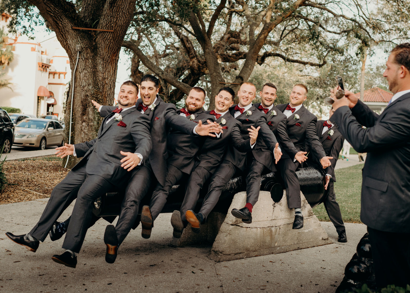 Groomsmen-having-fun-St-Augustine-wedding